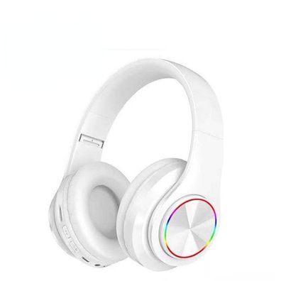 Bluetooth-Headset, am Kopf montiertes, kabelloses, leuchtendes, farbenfrohes Atemlich