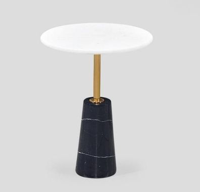 Luxus Runder Marmor Beistelltisch Hochwertiger Tisch Kaffeetisch Möbel