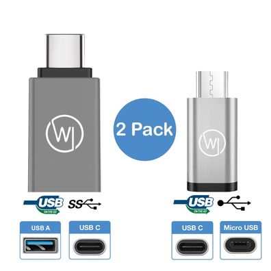 Wicked Chili MicroUSB + USB C Superspeed Adapter - Set mit 2 OTG Handy Adaptern