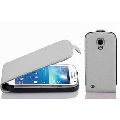 Cadorabo Hülle kompatibel mit Samsung Galaxy S4 MINI in Magnesium WEIß - Schutzhül...
