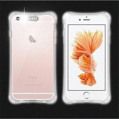 Cadorabo Hülle für Apple iPhone 6 / iPhone 6S - Hülle in STAR Transparent – Handyh...