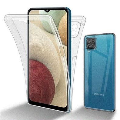 Cadorabo Hülle kompatibel mit Samsung Galaxy A12 / M12 in Transparent - 360° Full ...