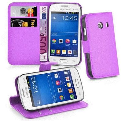 Cadorabo Hülle kompatibel mit Samsung Galaxy ACE STYLE in MANGAN Violett - Schutzh...