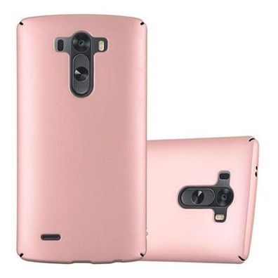 Cadorabo Hülle kompatibel mit LG G3 in METALL ROSÉ GOLD - Hard Case Schutzhülle ...