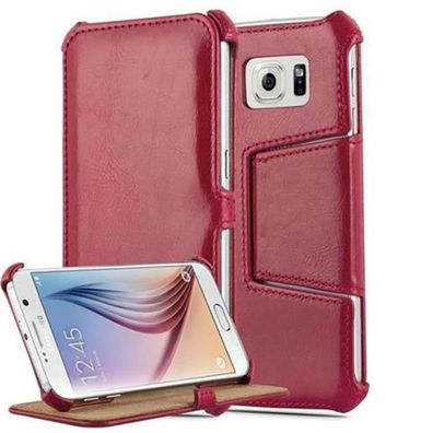 Cadorabo Hülle kompatibel mit Samsung Galaxy S6 in Passion ROT - Schutzhülle OHNE ...