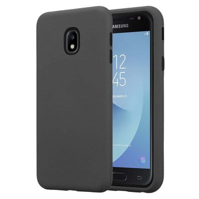 Cadorabo Hülle kompatibel mit Samsung Galaxy J7 2017 in QUARZ GRAU - Hybrid Schutz...