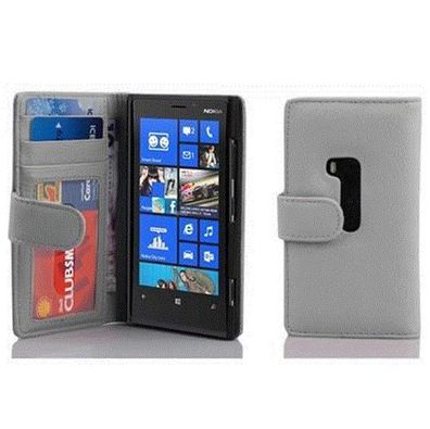 Cadorabo Hülle kompatibel mit Nokia Lumia 920 in Magnesium WEIß - Schutzhülle mit ...