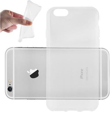 Cadorabo Hülle kompatibel mit Apple iPhone 6 / 6S in VOLL Transparent - Schutzhüll...