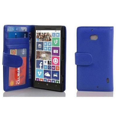 Cadorabo Hülle kompatibel mit Nokia Lumia 929 / 930 in NEPTUN BLAU - Schutzhülle ...