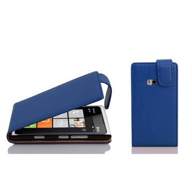 Cadorabo Hülle für Nokia Lumia 900 in KÖNIGS BLAU Handyhülle im Flip Design aus ...