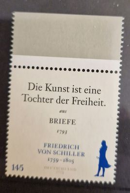BRD - MiNr. 2765 - 250. Geburtstag von Friedrich von Schiller