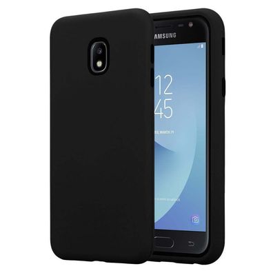 Cadorabo Hülle kompatibel mit Samsung Galaxy J7 2017 in ONYX Schwarz - Hybrid ...