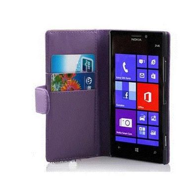 Cadorabo Hülle kompatibel mit Nokia Lumia 925 in Flieder Violett - Schutzhülle ...