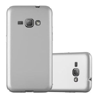 Cadorabo Hülle kompatibel mit Samsung Galaxy J1 2016 in METALL SILBER - Hard Case ...