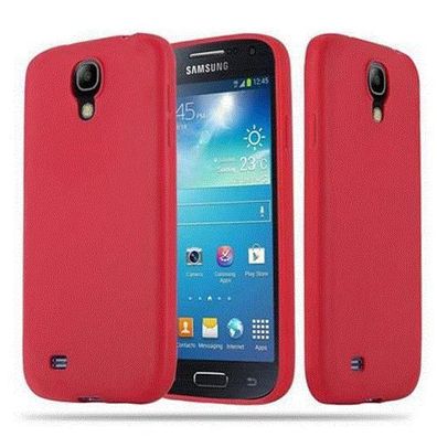 Cadorabo Hülle kompatibel mit Samsung Galaxy S4 in CANDY ROT - Schutzhülle aus ...