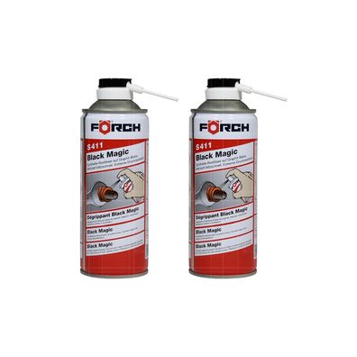 2x FÖRCH S411 Black Magic 0.4 LTR Synthetik-Rostlöser auf Graphitbasis