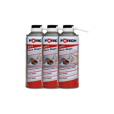 3x FÖRCH S411 Black Magic 0.4 LTR Synthetik-Rostlöser auf Graphitbasis