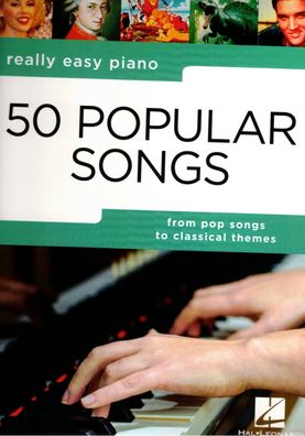 Klavier Noten : 50 Popular SONGS Popmusik (Really Easy Piano) leicht - leMittel