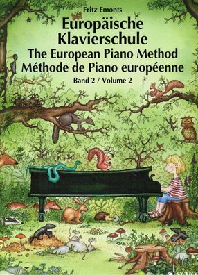 Klavier Noten Schule : Europäische Klavierschule Band 2 (Fritz EMONTS)