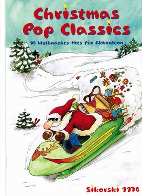 Akkordeon Noten : Christmas Pop Classics leichte Mittelstufe - Weihnachten