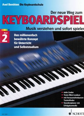 Keyboard Noten Schule : Der neue Weg zum Keyboardspiel 2 Axel Benthien