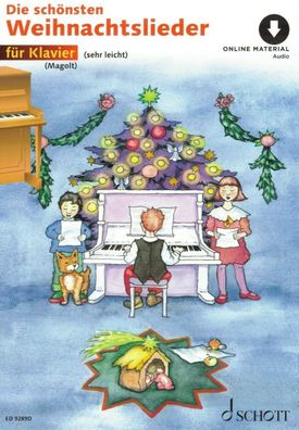 Klavier Noten : Die schönsten Weihnachtslieder - sehr leicht - Anfänger ED9289D