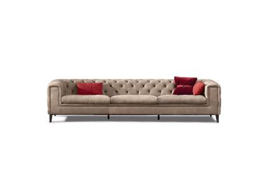 Sofa 4 Sitzer Ledersofas Luxus Designer Couch Neu Sofa Luxus Chesterfield Neu