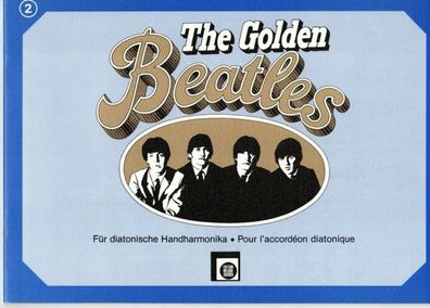 diat. diatonische Handharmonika Noten : The Golden Beatles Band 2 leichte Mittel