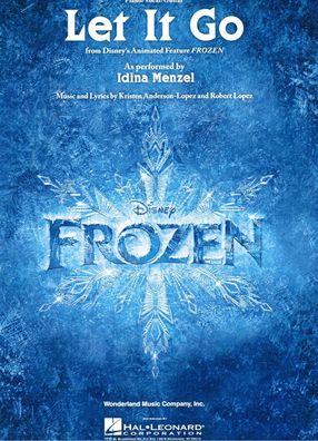 Klavier Noten : Let it go (Frozen - Idina Menzel) - Einzelausgabe mittelschwer