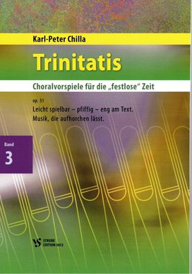 Kirchenorgel Orgel Noten : Trinitatis 3 (festlose Zeit) - leichte Mittelstufe