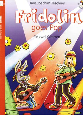 Gitarre Noten : Fridolin goes Pop Band 1 mit CD - leichte Mittelstufe