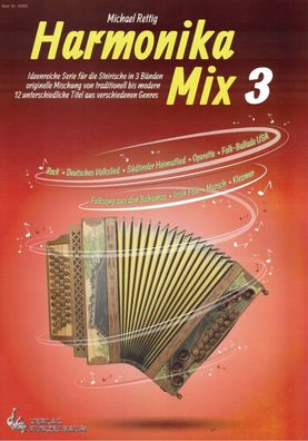 Steirische Harmonika Noten : Harmonika Mix Band 3 - Griffschrift
