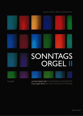 Kirchenorgel Orgel Noten : Sonntagsorgel Band 2 - leichte Mittelstufe BA9288