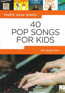 Klavier Noten : 40 Pop Songs for Kids (Really Easy Piano) leicht - leMittel