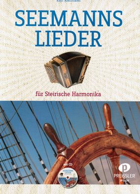 Steirische Harmonika Noten : Seemannslieder mit CD Griffschrift Seemanns Lieder