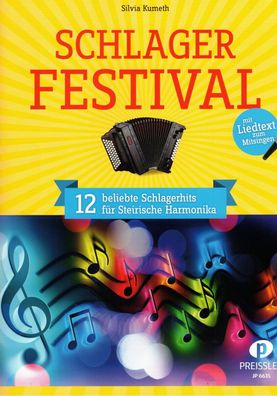 Steirische Harmonika Noten : Schlager Festival - Griffschrift
