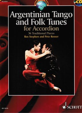 Akkordeon Noten : Argentinian Tango and Folk Tunes mit CD - mittelschwer