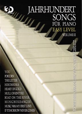 Klavier Noten : Jahrhundert Songs 2 für Piano - leichte Mittelstufe EASY LEVEL