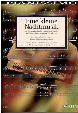 Klavier Noten : Eine kleine Nachtmusik 60 Meisterwerke Klassik Heumann leMi - MS