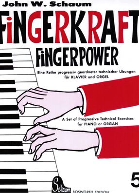 Klavier Noten : SCHAUM Fingerkraft Fingerpower Heft 5 mittel - BOE 3846