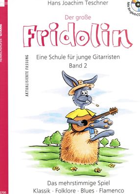 Gitarre Noten Schule : Der große Fridolin mit CD (Fridolin Band 2 Gitarrenschule