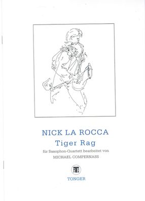 Saxophon Quartett Noten : Tiger Rag (Nick la Rocca) - mittelschwer
