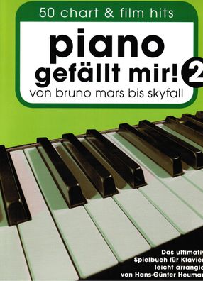 Klavier Noten Piano gefällt mir 2 - 50 CHART und FILM HITS Bruno Mars - Skyfall
