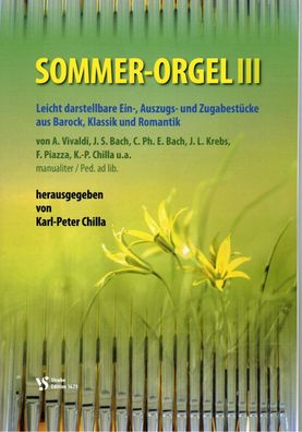 Kirchenorgel Noten : Sommer-Orgel 3 - leichte Mittelstufe (manualiter)
