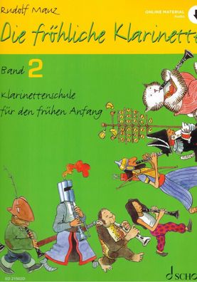 Klarinette Noten Schule : Die fröhliche Klarinette Band 2 ( MAUZ ) ED 21502