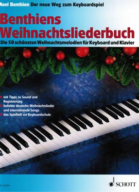 Keyboard / Klavier Noten : Benthiens Weihnachtsliederbuch f. Keyboard u Klavier
