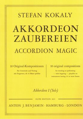 Akkordeon Noten : Akkordeon Zaubereien (Stefan KOKALY) - Original-Kompositionen