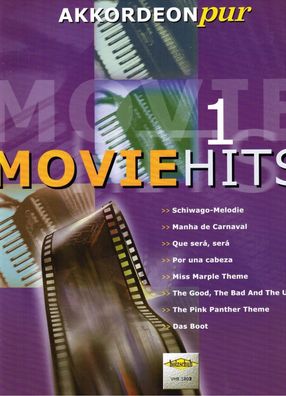 Akkordeon Noten : MOVIE Hits 1 Filmmusik - Akkordeon pur - mittelschwer VHR1803