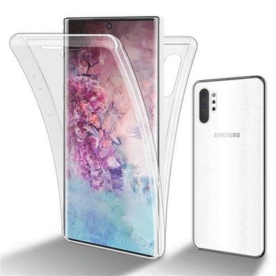 Cadorabo Hülle kompatibel mit Samsung Galaxy NOTE 10 PLUS in Transparent - 360° ...