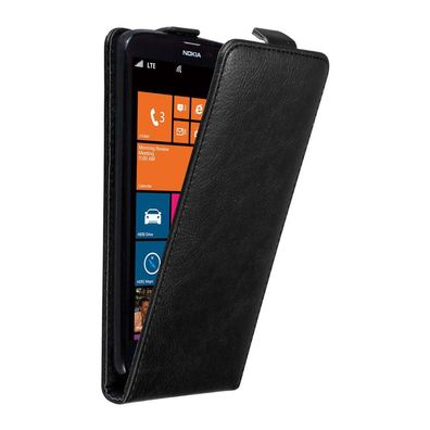 Cadorabo Hülle kompatibel mit Nokia Lumia 1320 in NACHT Schwarz - Schutzhülle im ...